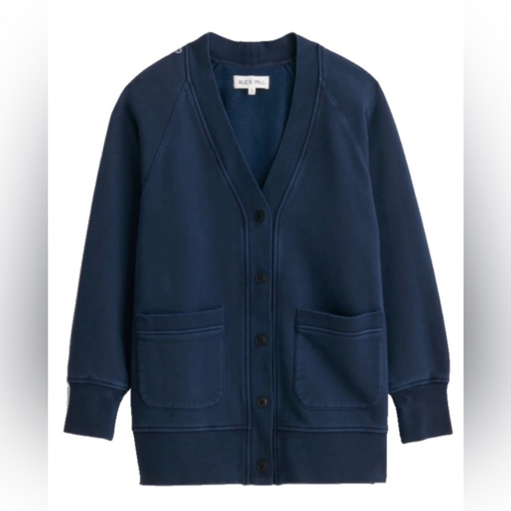 Alex Mill David Fleece Cardigan
Faded Navy / M